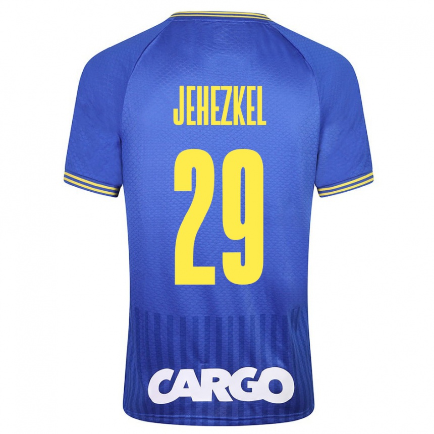 Enfant Football Maillot Sagiv Jehezkel #29 Blanc Tenues Extérieur 2024/25