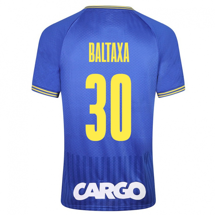 Enfant Football Maillot Matan Baltaxa #30 Blanc Tenues Extérieur 2024/25