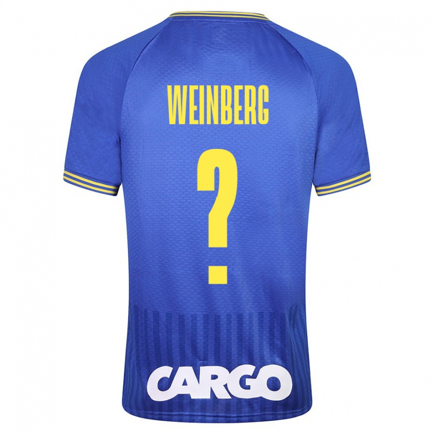 Enfant Football Maillot Idan Weinberg #0 Blanc Tenues Extérieur 2024/25