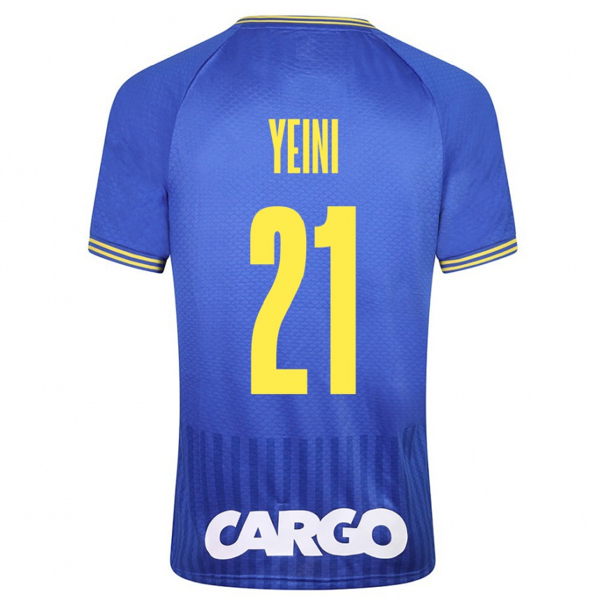 Enfant Football Maillot Sheran Yeini #21 Blanc Tenues Extérieur 2024/25