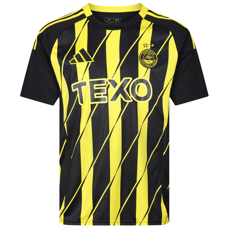 Enfant Football Maillot Eirinn Mccafferty #21 Noir Jaune Tenues Extérieur 2024/25