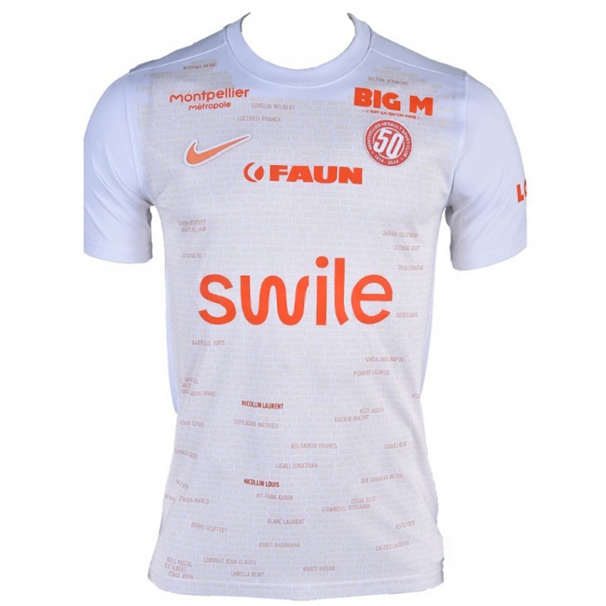 Enfant Football Maillot Votre Nom #0 Blanc Tenues Extérieur 2024/25