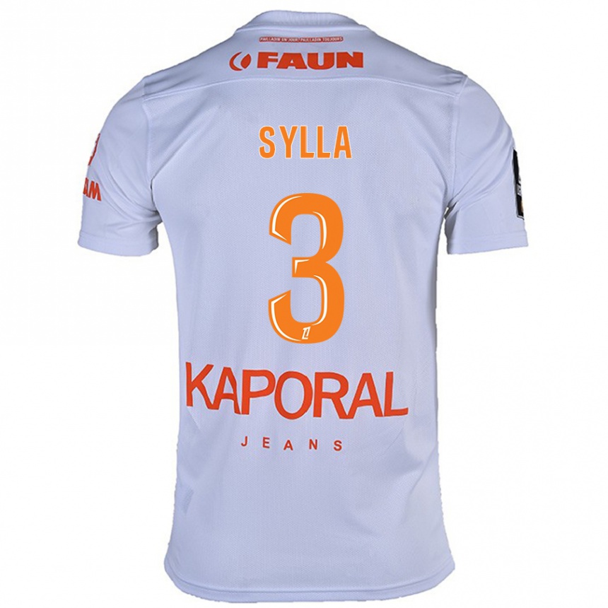 Enfant Football Maillot Issiaga Sylla #3 Blanc Tenues Extérieur 2024/25