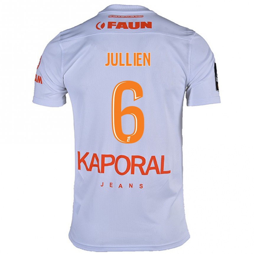 Enfant Football Maillot Christopher Jullien #6 Blanc Tenues Extérieur 2024/25