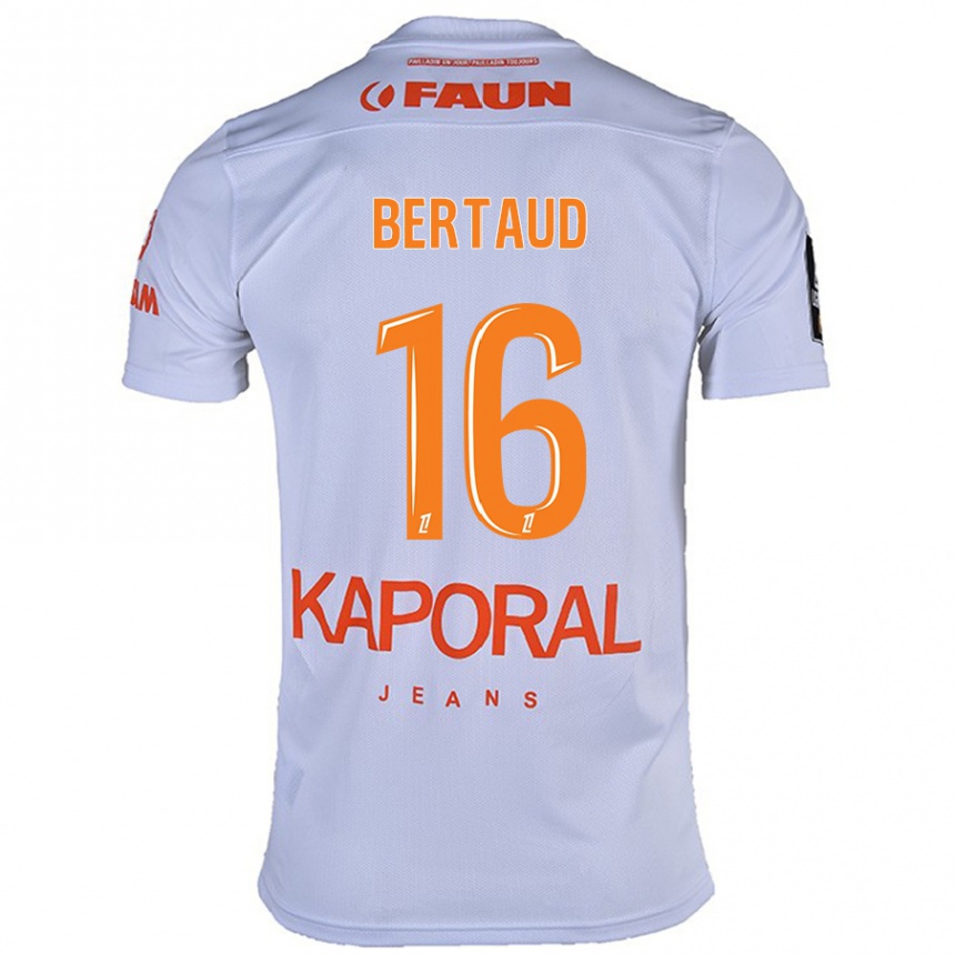 Enfant Football Maillot Dimitry Bertaud #16 Blanc Tenues Extérieur 2024/25