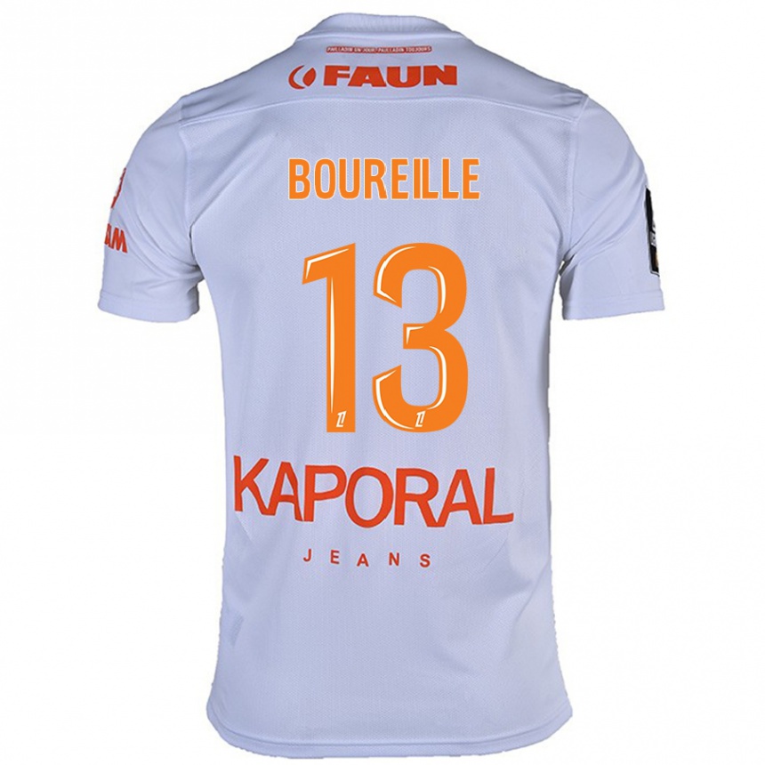 Enfant Football Maillot Celeste Boureille #13 Blanc Tenues Extérieur 2024/25