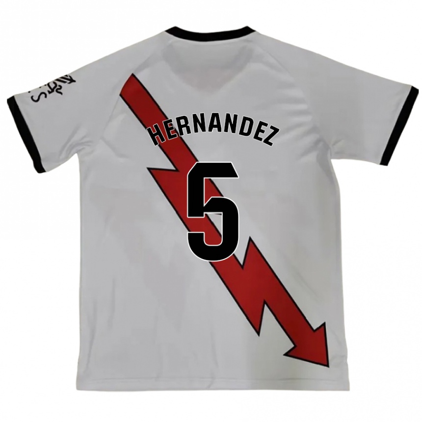 Enfant Football Maillot Aridane Hernández #5 Rouge Tenues Extérieur 2024/25