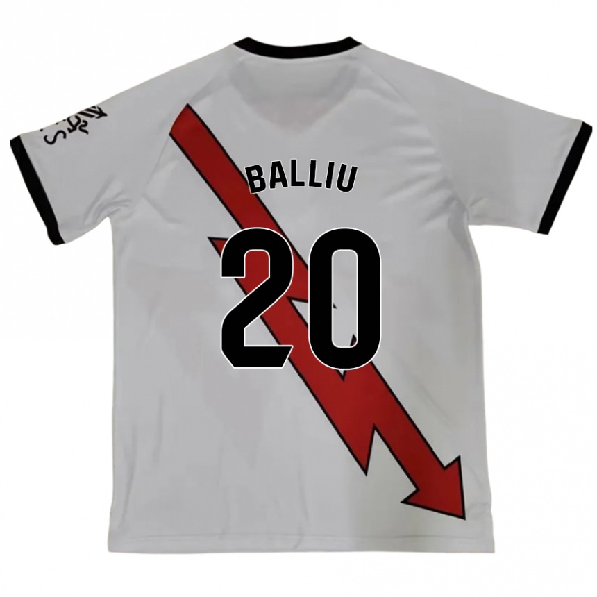 Enfant Football Maillot Iván Balliu #20 Rouge Tenues Extérieur 2024/25