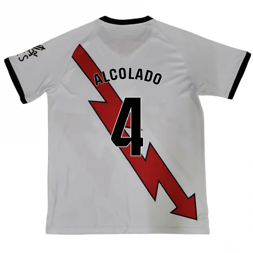 Enfant Football Maillot Jaime Alcolado #4 Rouge Tenues Extérieur 2024/25