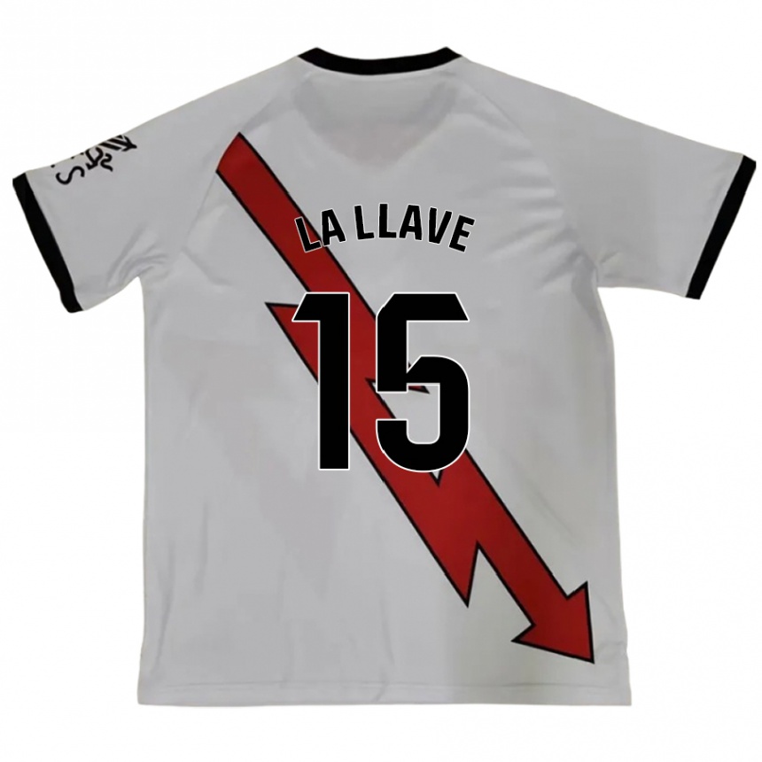 Enfant Football Maillot Kevin De La Llave #15 Rouge Tenues Extérieur 2024/25