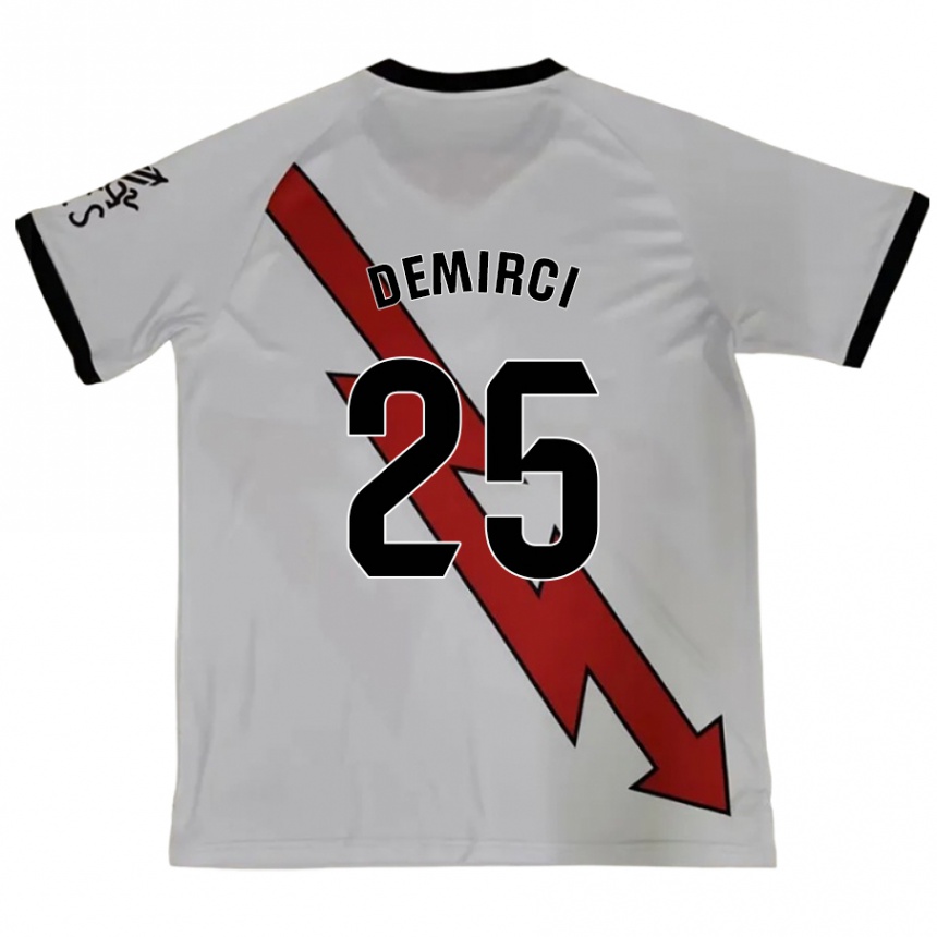 Enfant Football Maillot Mert Demirci #25 Rouge Tenues Extérieur 2024/25