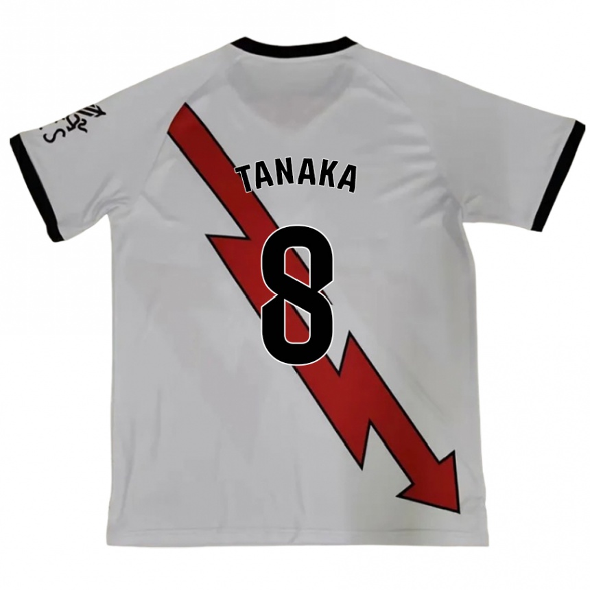 Enfant Football Maillot Yoko Tanaka #8 Rouge Tenues Extérieur 2024/25