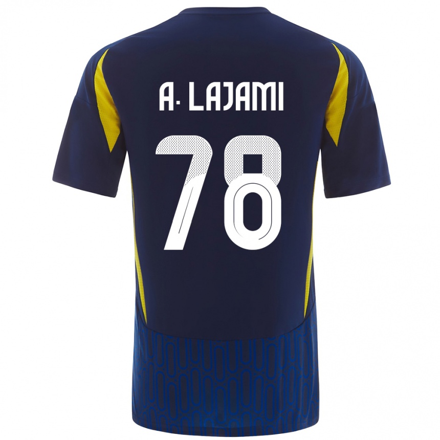 Enfant Football Maillot Ali Lajami #78 Bleu Jaune Tenues Extérieur 2024/25