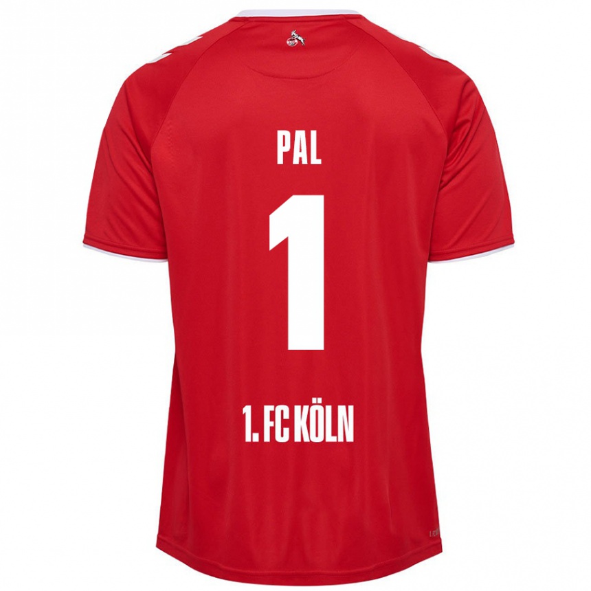 Enfant Football Maillot Jasmin Pal #1 Rouge Blanc Tenues Extérieur 2024/25