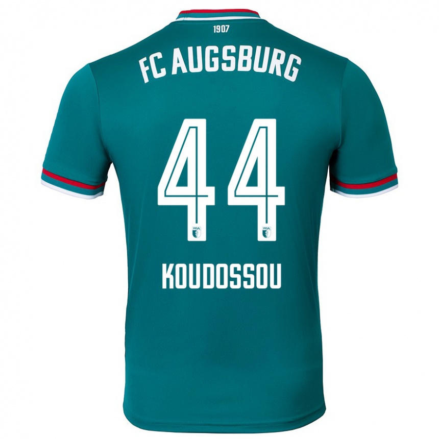 Enfant Football Maillot Henri Koudossou #44 Vert Foncé Tenues Extérieur 2024/25