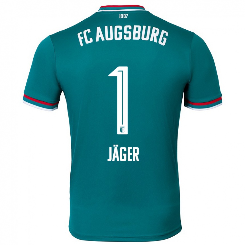 Enfant Football Maillot Tobias Jäger #1 Vert Foncé Tenues Extérieur 2024/25