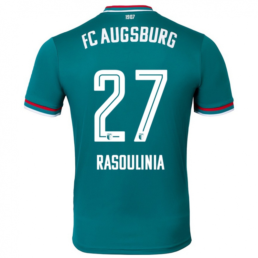 Enfant Football Maillot Nick Rasoulinia #27 Vert Foncé Tenues Extérieur 2024/25