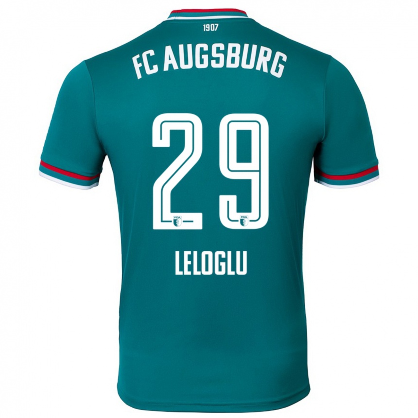 Enfant Football Maillot Aras Leloglu #29 Vert Foncé Tenues Extérieur 2024/25