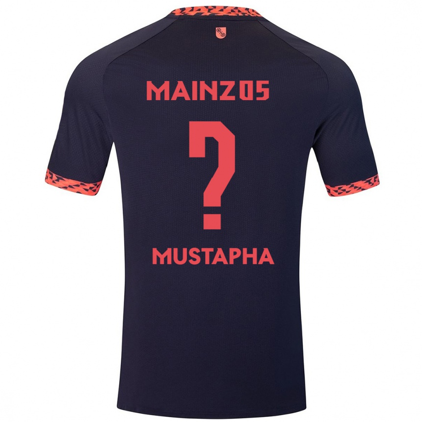 Enfant Football Maillot Jesaja Mustapha #0 Bleu Corail Rouge Tenues Extérieur 2024/25