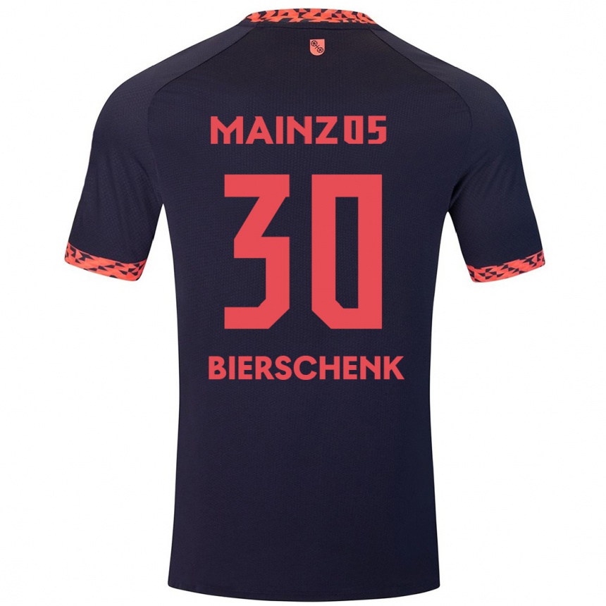 Enfant Football Maillot Lovis Bierschenk #30 Bleu Corail Rouge Tenues Extérieur 2024/25