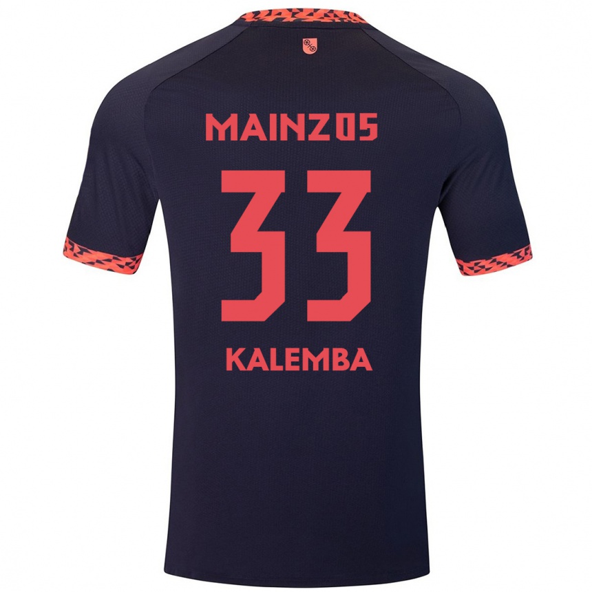 Enfant Football Maillot Marcel Kalemba #33 Bleu Corail Rouge Tenues Extérieur 2024/25