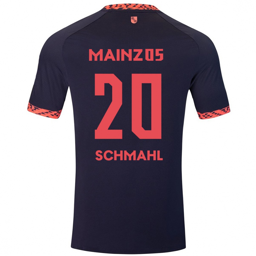 Enfant Football Maillot Laura Schmahl #20 Bleu Corail Rouge Tenues Extérieur 2024/25