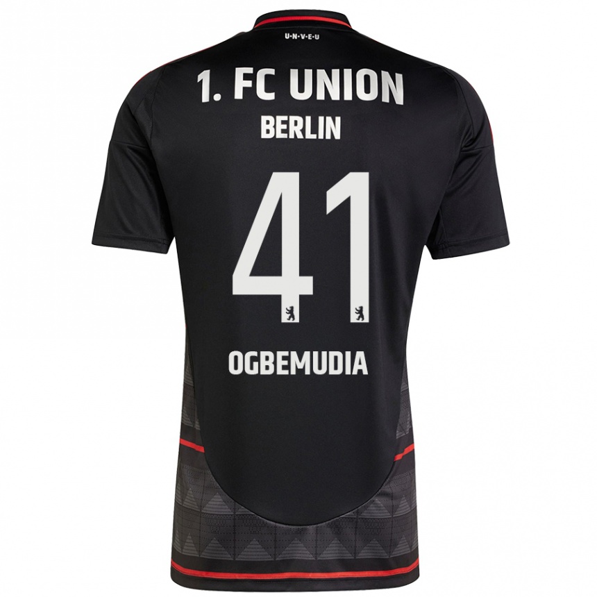 Enfant Football Maillot Oluwaseun Ogbemudia #41 Noir Tenues Extérieur 2024/25