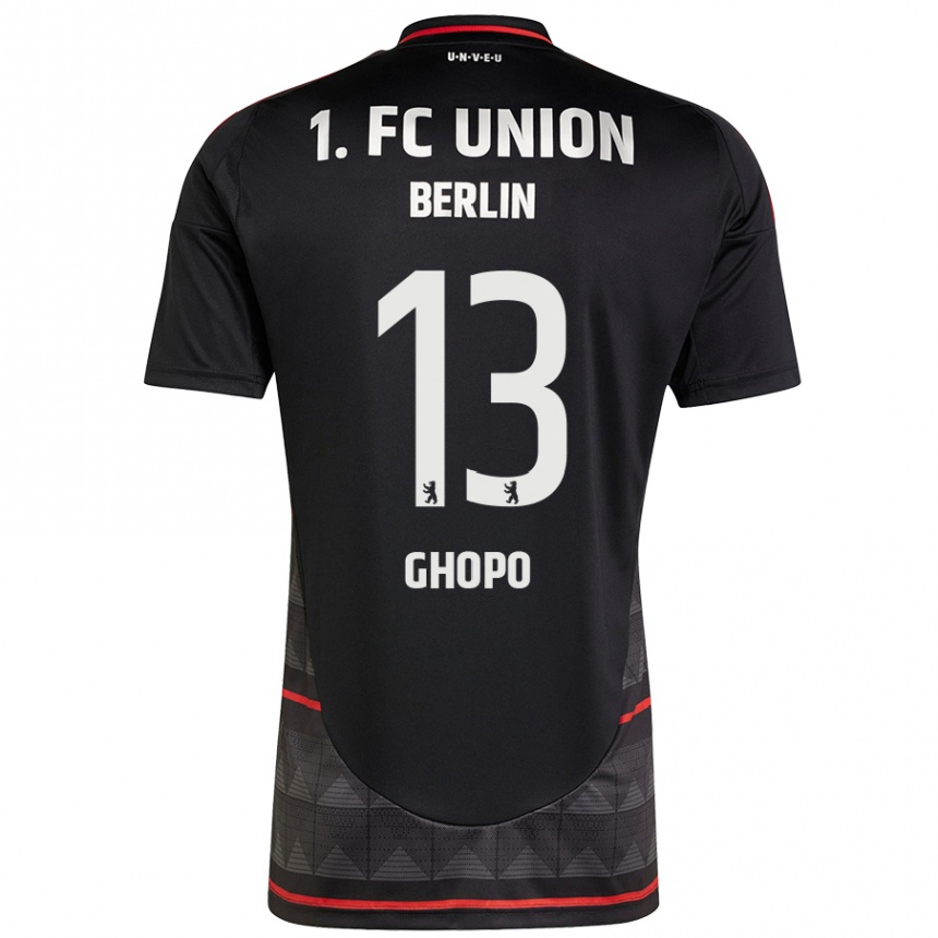 Enfant Football Maillot Morel Ghopo #13 Noir Tenues Extérieur 2024/25