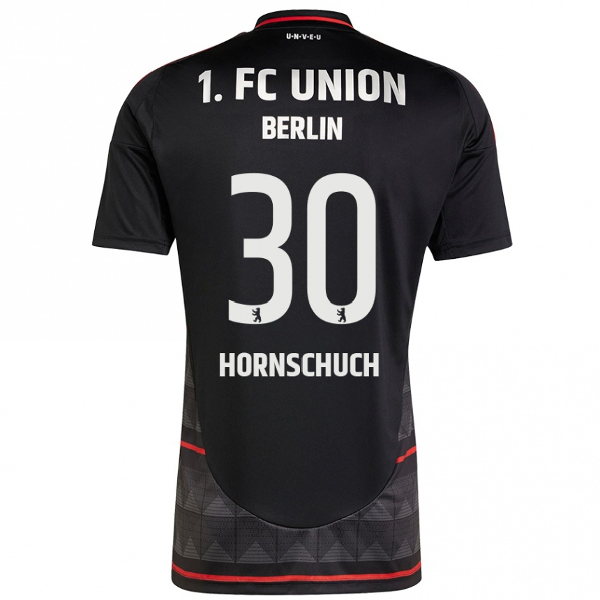 Enfant Football Maillot Sarah Hornschuch #30 Noir Tenues Extérieur 2024/25