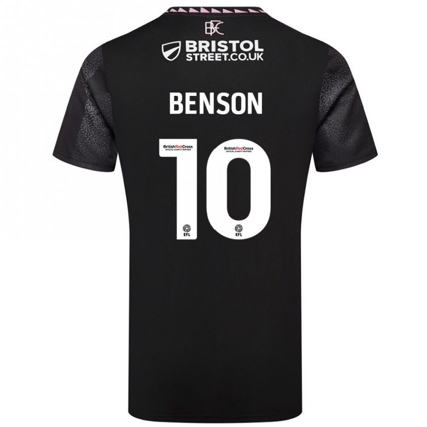 Enfant Football Maillot Benson Manuel #10 Noir Tenues Extérieur 2024/25