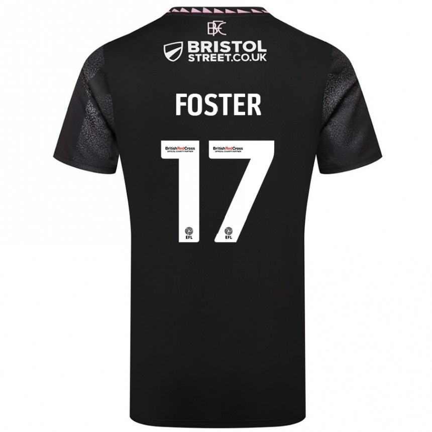 Enfant Football Maillot Lyle Foster #17 Noir Tenues Extérieur 2024/25