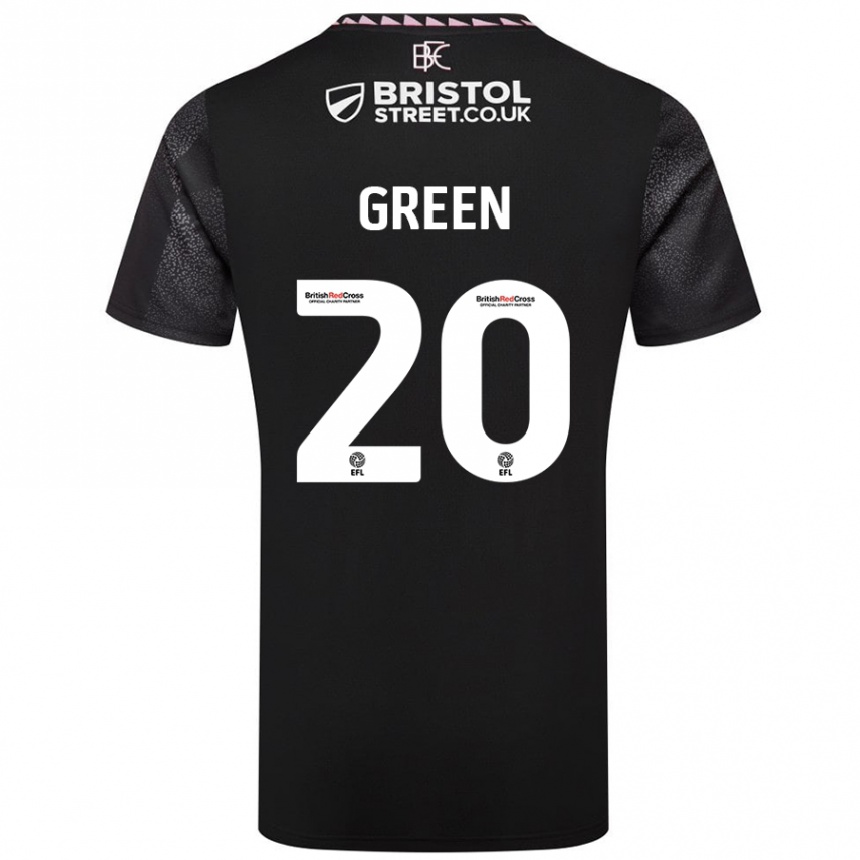 Enfant Football Maillot Etienne Green #20 Noir Tenues Extérieur 2024/25