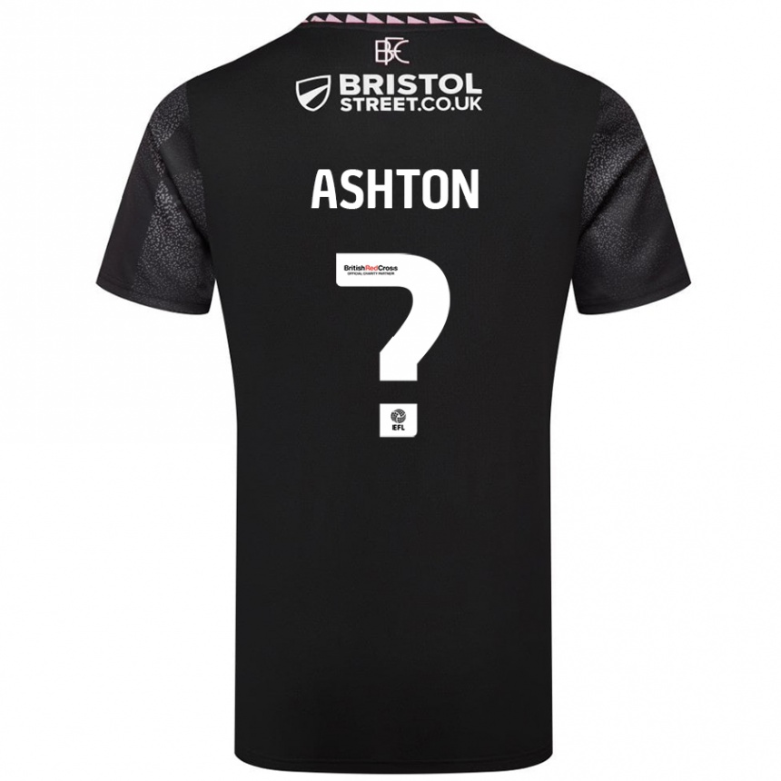 Enfant Football Maillot Joe Ashton #0 Noir Tenues Extérieur 2024/25