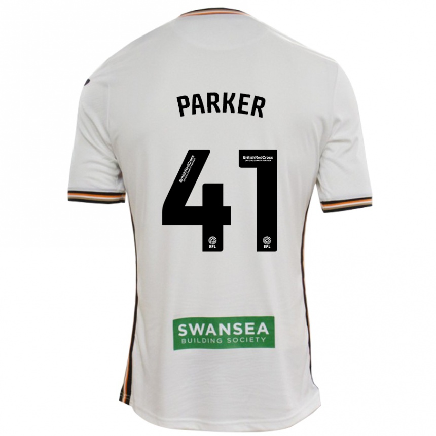 Homme Football Maillot Sam Parker #41 Blanc Tenues Domicile 2024/25