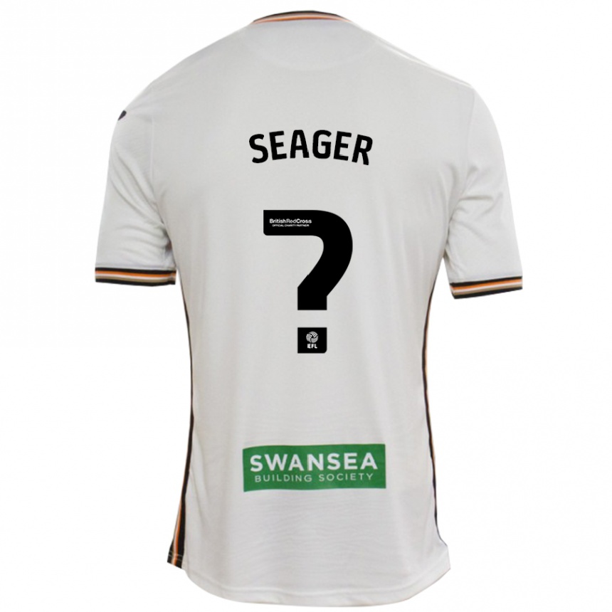 Homme Football Maillot Sam Seager #0 Blanc Tenues Domicile 2024/25