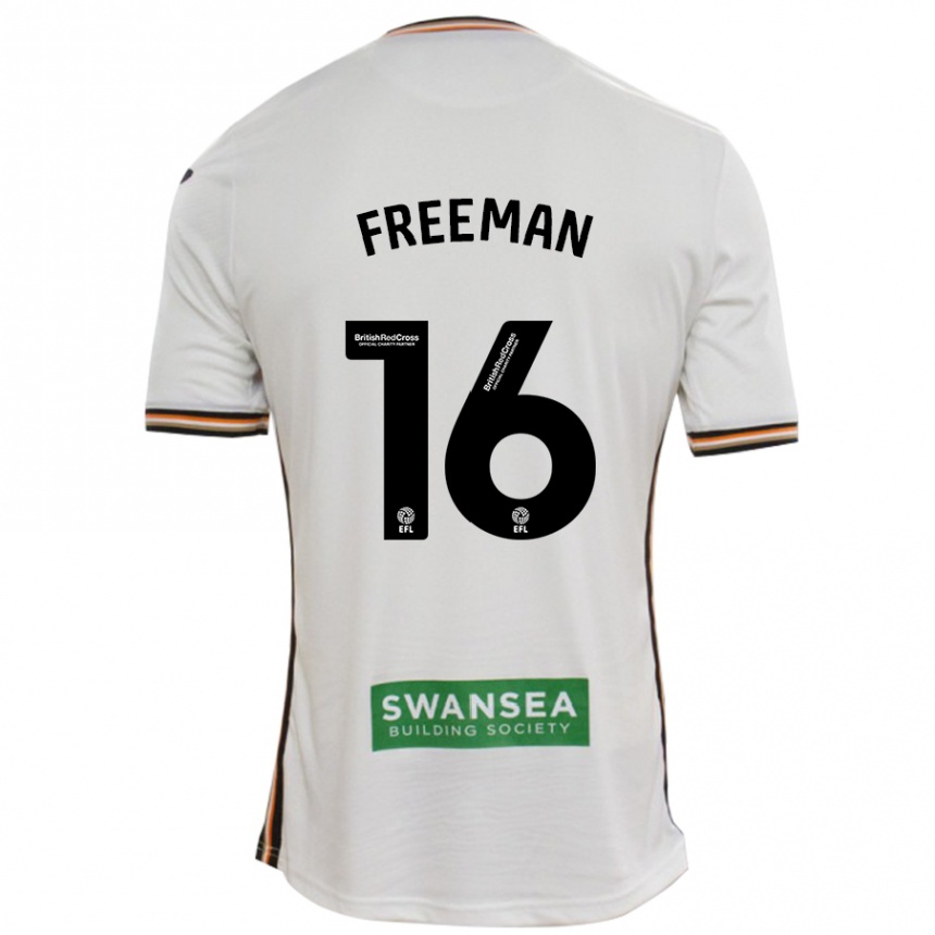 Homme Football Maillot Emily Freeman #16 Blanc Tenues Domicile 2024/25