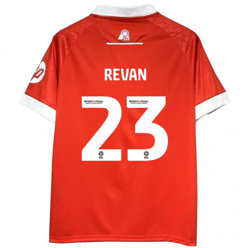 Homme Football Maillot Sebastian Revan #23 Rouge Blanc Tenues Domicile 2024/25