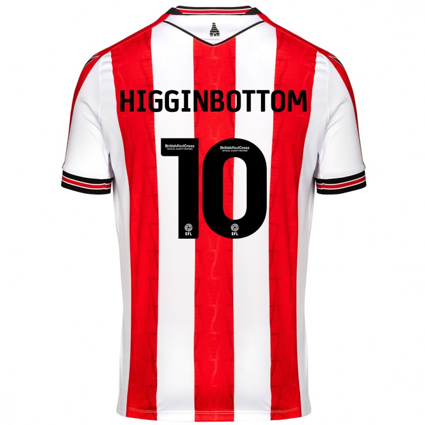 Homme Football Maillot Alice Higginbottom #10 Rouge Blanc Tenues Domicile 2024/25