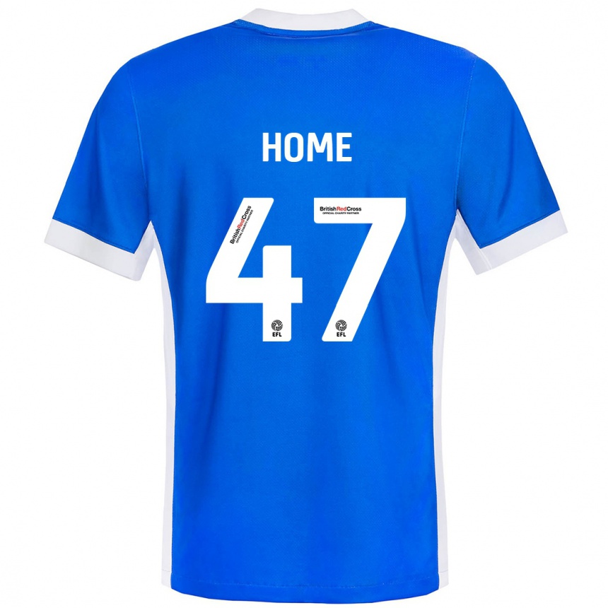 Homme Football Maillot Josh Home #47 Bleu Blanc Tenues Domicile 2024/25