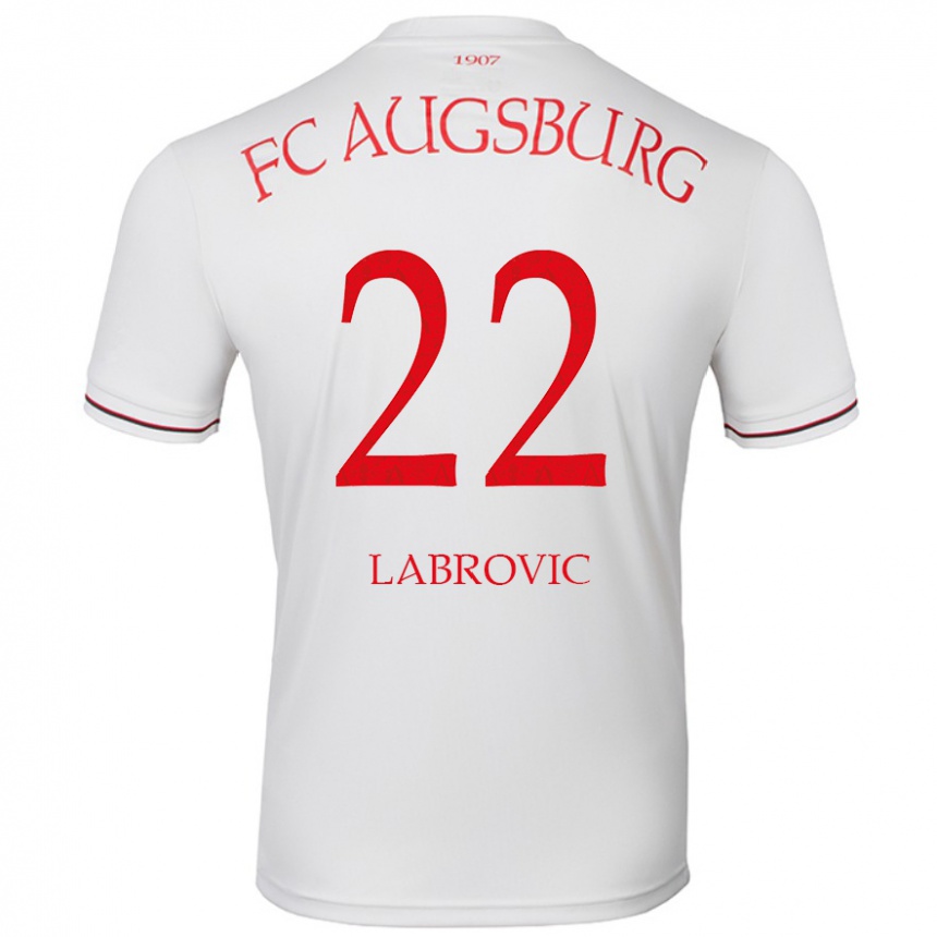 Homme Football Maillot Nediljko Labrovic #22 Blanc Tenues Domicile 2024/25