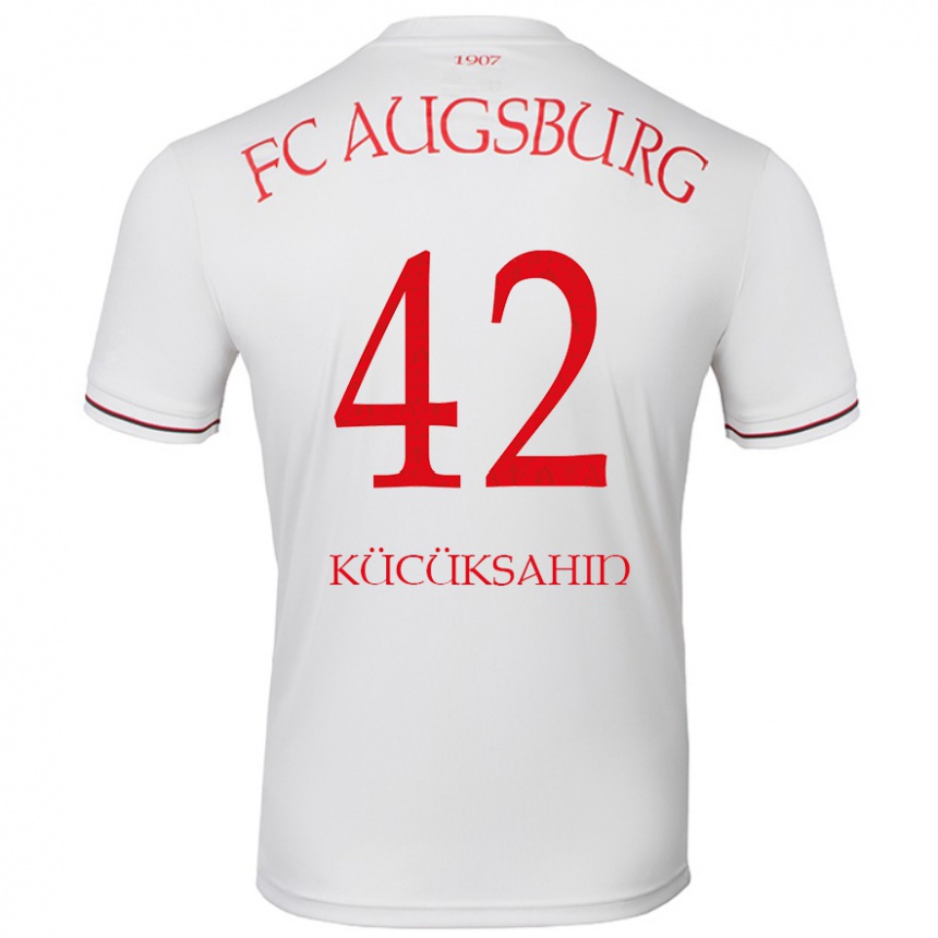 Homme Football Maillot Mahmut Kücüksahin #42 Blanc Tenues Domicile 2024/25