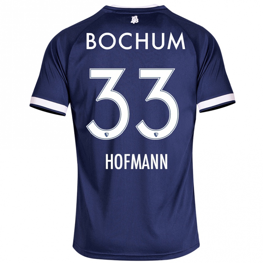 Homme Football Maillot Philipp Hofmann #33 Bleu Foncé Tenues Domicile 2024/25