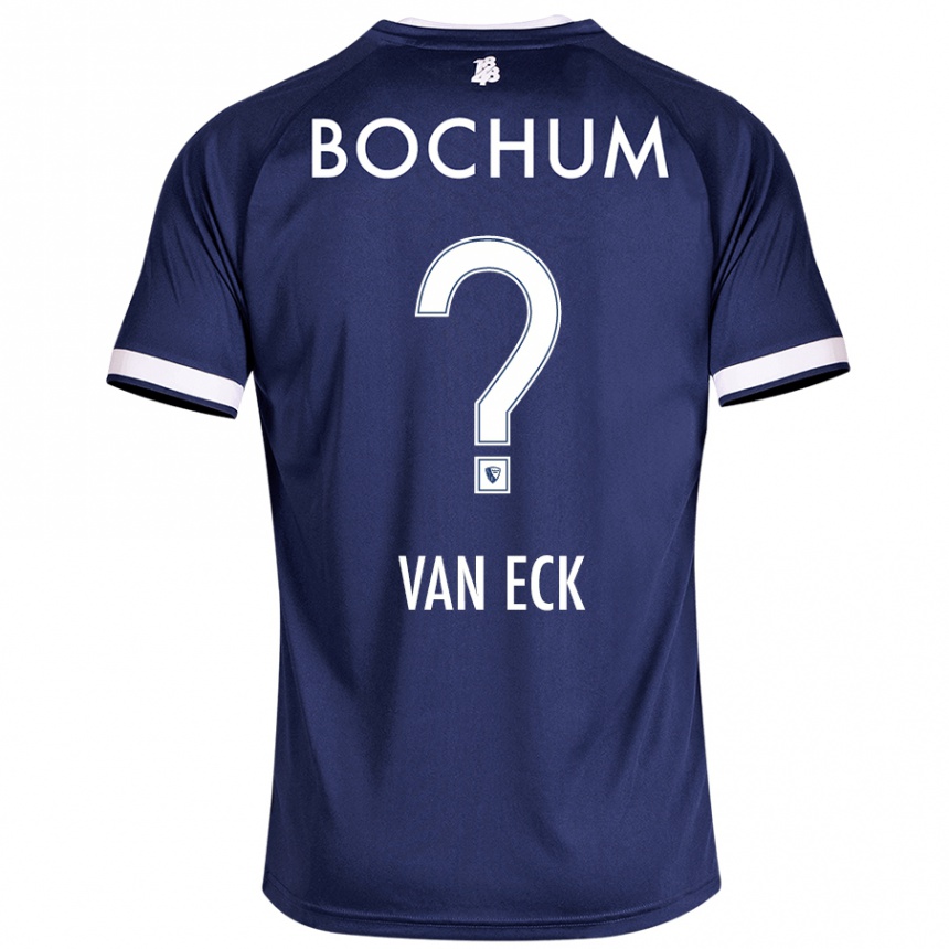 Homme Football Maillot Ole Van Eck #0 Bleu Foncé Tenues Domicile 2024/25