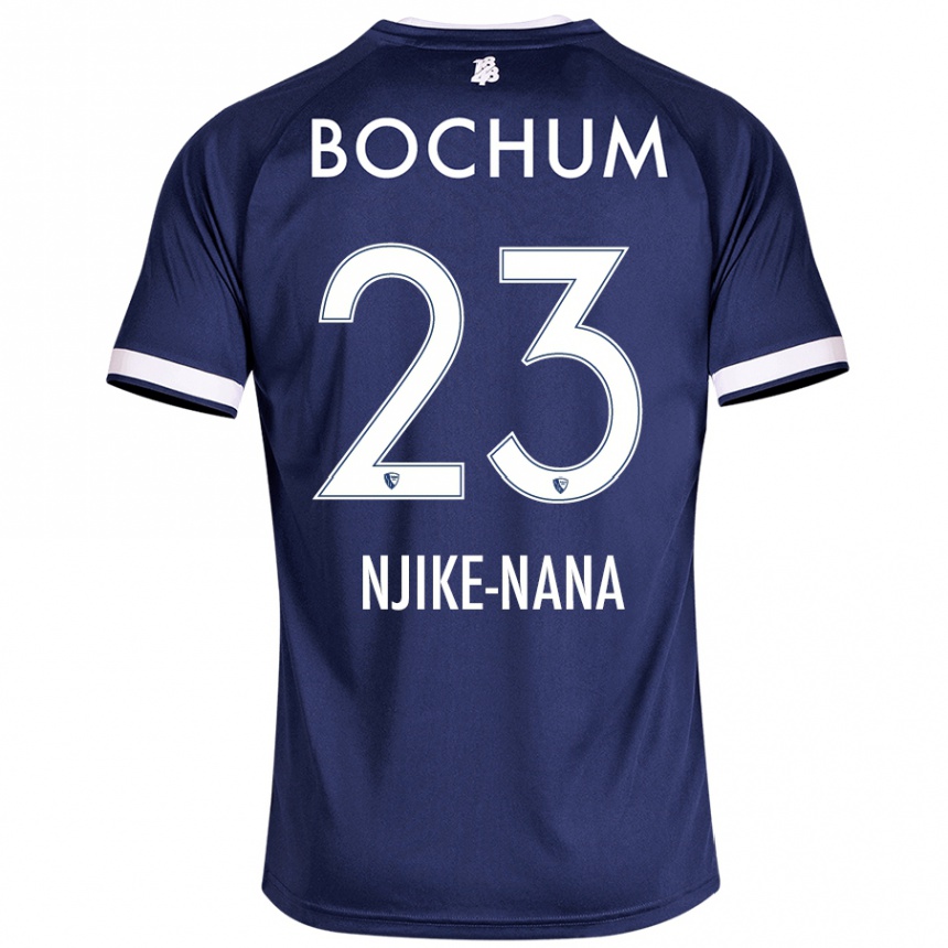 Homme Football Maillot Jean-Philippe Njike-Nana #23 Bleu Foncé Tenues Domicile 2024/25