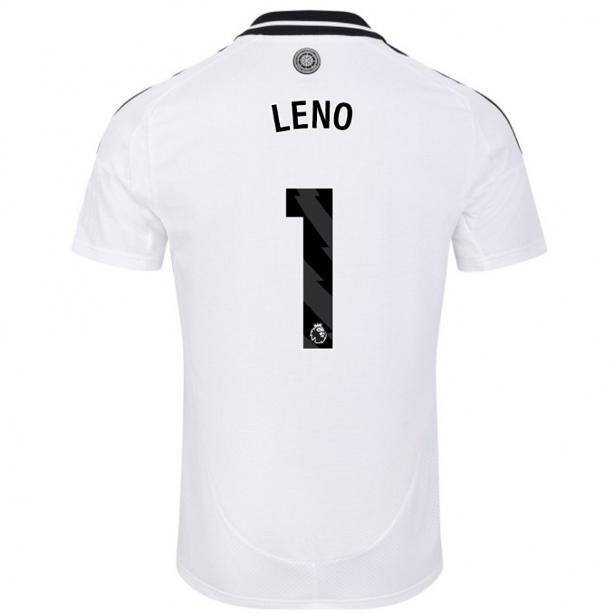 Homme Football Maillot Bernd Leno #1 Blanc Tenues Domicile 2024/25