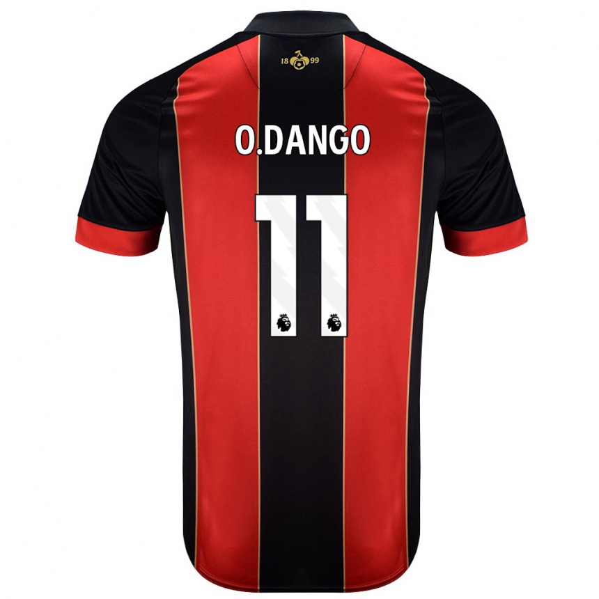 Homme Football Maillot Dango Ouattara #11 Rouge Noir Tenues Domicile 2024/25