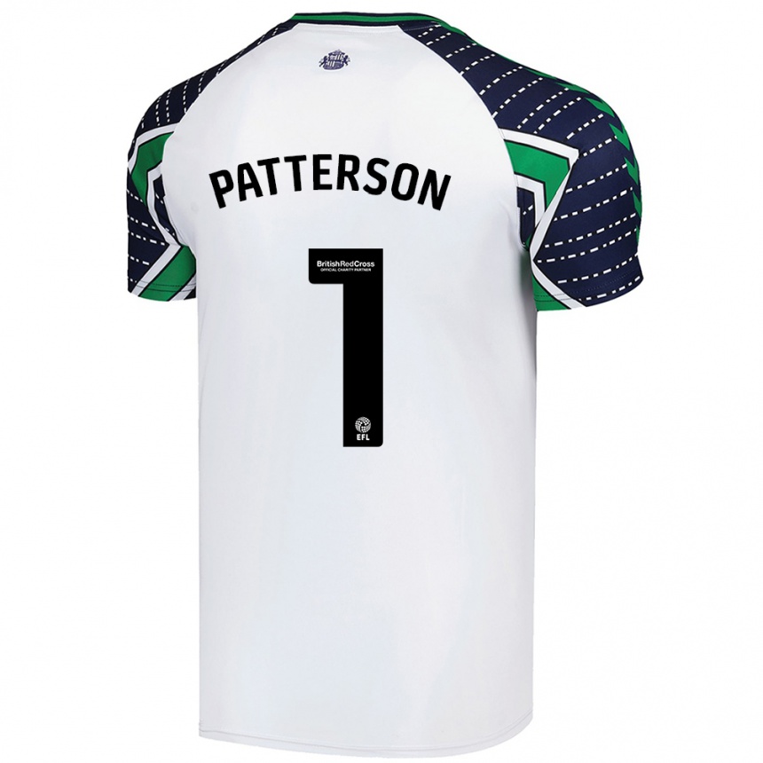 Homme Football Maillot Anthony Patterson #1 Blanc Tenues Extérieur 2024/25