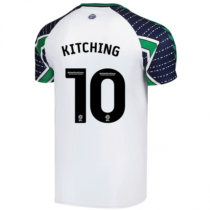 Homme Football Maillot Katie Kitching #10 Blanc Tenues Extérieur 2024/25