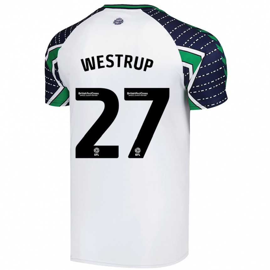 Homme Football Maillot Brianna Westrup #27 Blanc Tenues Extérieur 2024/25