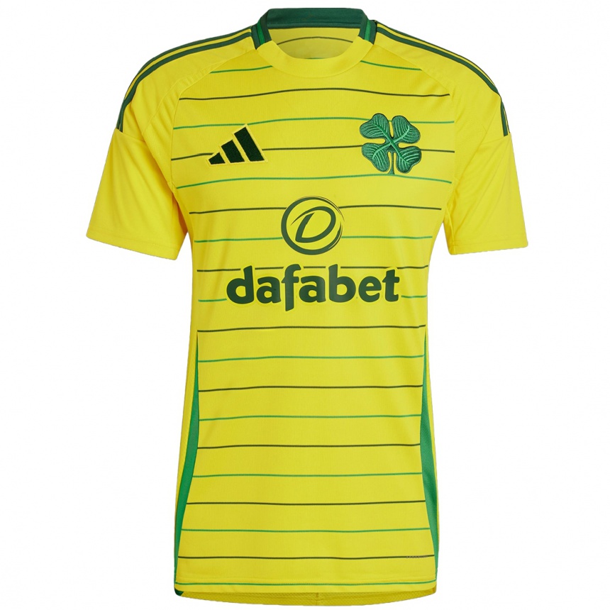 Homme Football Maillot Conor Daly #0 Jaune Tenues Extérieur 2024/25